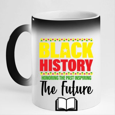 Black History Month Inspiring The Future 11oz Black Color Changing Mug