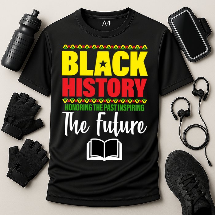 Black History Month Inspiring The Future Cooling Performance Crew T-Shirt