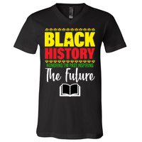 Black History Month Inspiring The Future V-Neck T-Shirt