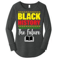 Black History Month Inspiring The Future Women's Perfect Tri Tunic Long Sleeve Shirt