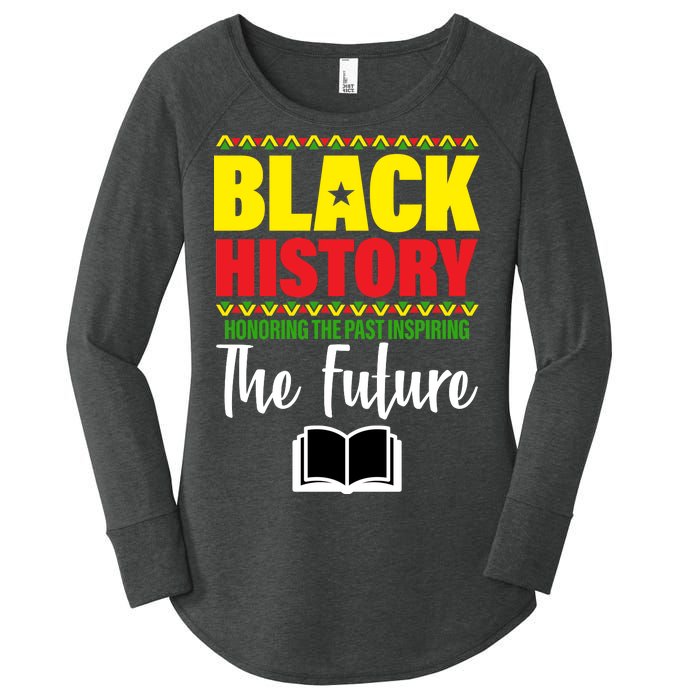 Black History Month Inspiring The Future Women's Perfect Tri Tunic Long Sleeve Shirt