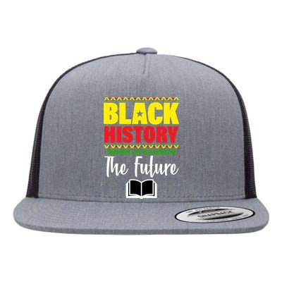 Black History Month Inspiring The Future Flat Bill Trucker Hat