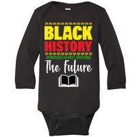 Black History Month Inspiring The Future Baby Long Sleeve Bodysuit