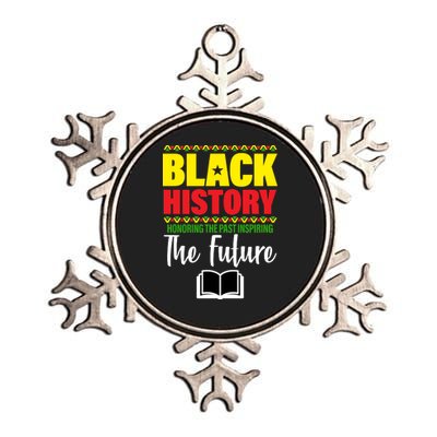 Black History Month Inspiring The Future Metallic Star Ornament