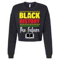 Black History Month Inspiring The Future Cropped Pullover Crew