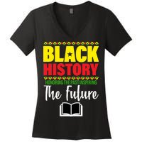 Black History Month Inspiring The Future Women's V-Neck T-Shirt