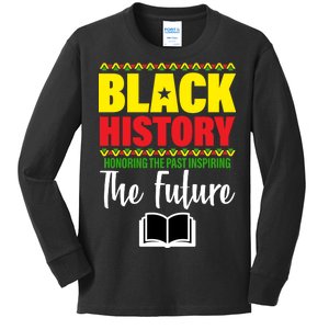 Black History Month Inspiring The Future Kids Long Sleeve Shirt