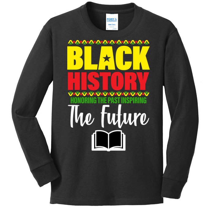 Black History Month Inspiring The Future Kids Long Sleeve Shirt