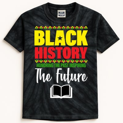 Black History Month Inspiring The Future Kids Tie-Dye T-Shirt