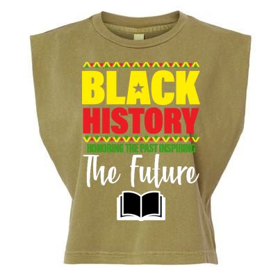 Black History Month Inspiring The Future Garment-Dyed Women's Muscle Tee