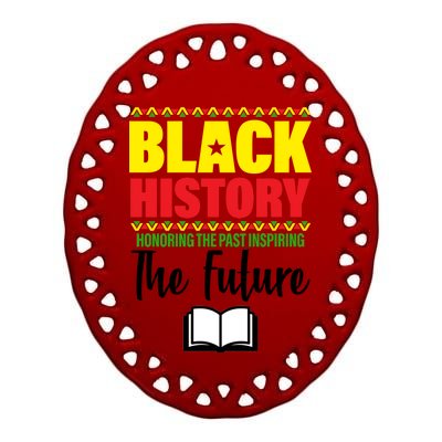 Black History Month Inspiring The Future Ceramic Oval Ornament