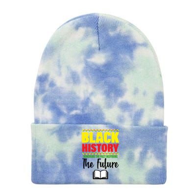 Black History Month Inspiring The Future Tie Dye 12in Knit Beanie