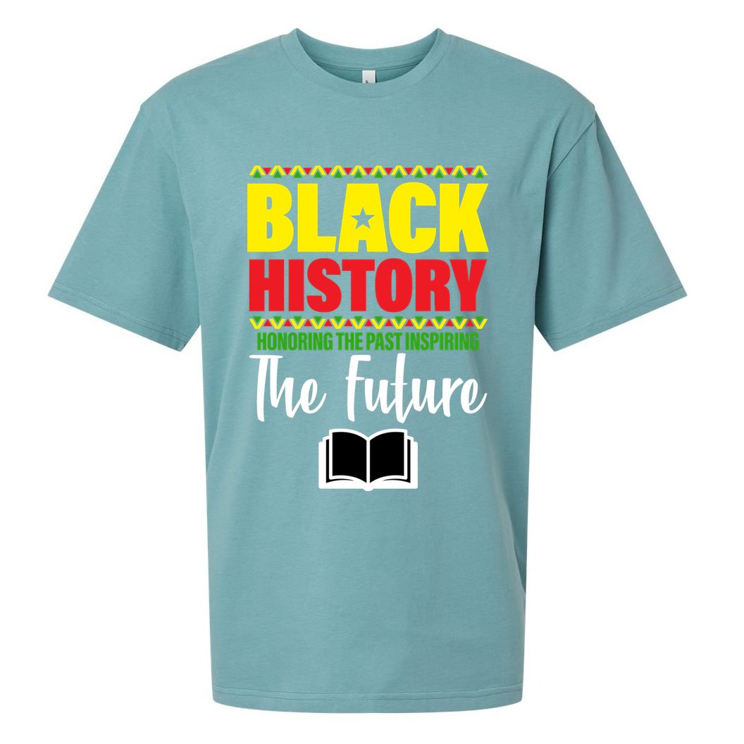 Black History Month Inspiring The Future Sueded Cloud Jersey T-Shirt