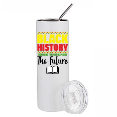 Black History Month Inspiring The Future Stainless Steel Tumbler