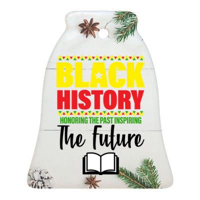 Black History Month Inspiring The Future Ceramic Bell Ornament