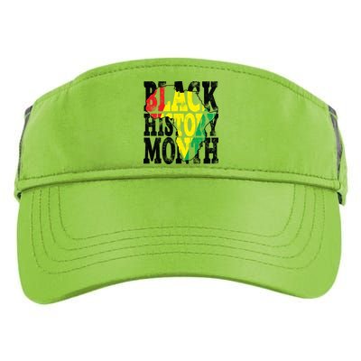 Black History Month Map Of Africa Adult Drive Performance Visor