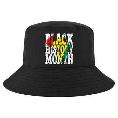 Black History Month Map Of Africa Cool Comfort Performance Bucket Hat