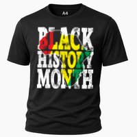 Black History Month Map Of Africa Cooling Performance Crew T-Shirt