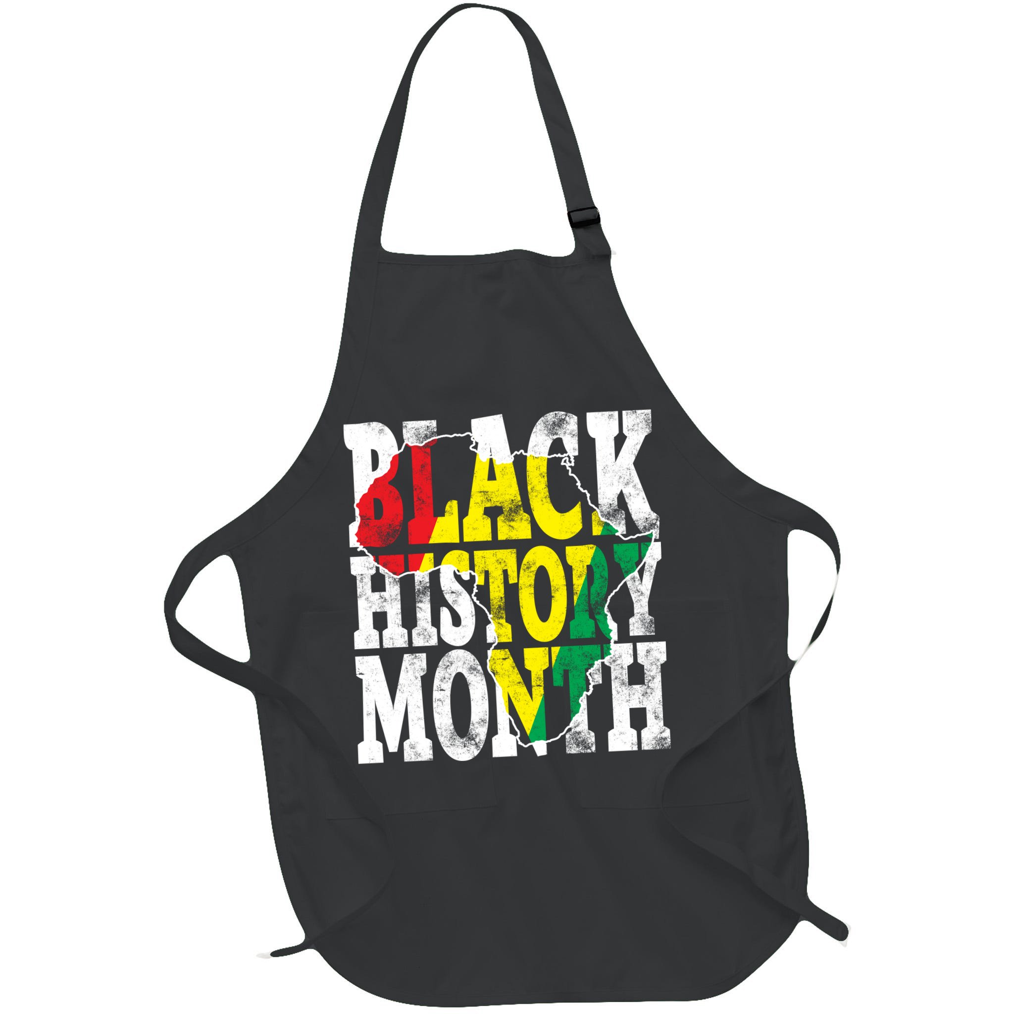 Black History Month Map Of Africa Apron