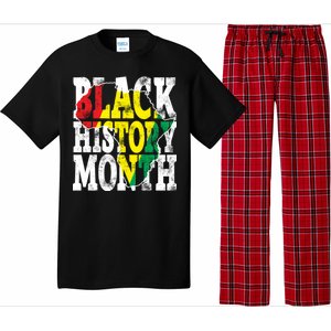 Black History Month Map Of Africa Pajama Set