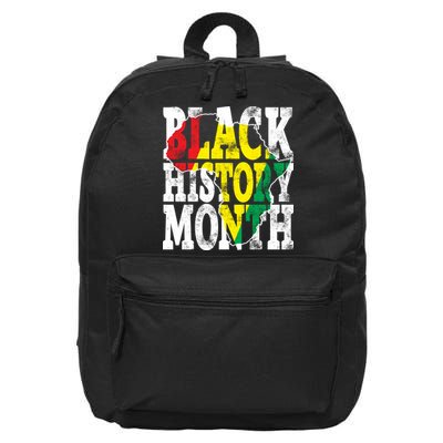 Black History Month Map Of Africa 16 in Basic Backpack