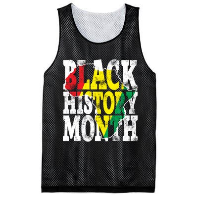 Black History Month Map Of Africa Mesh Reversible Basketball Jersey Tank