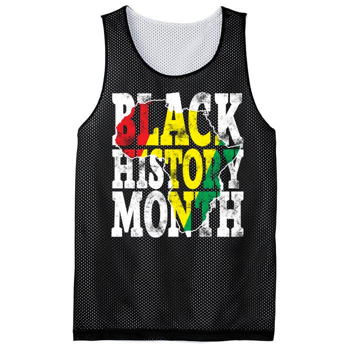 Black History Month Map Of Africa Mesh Reversible Basketball Jersey Tank