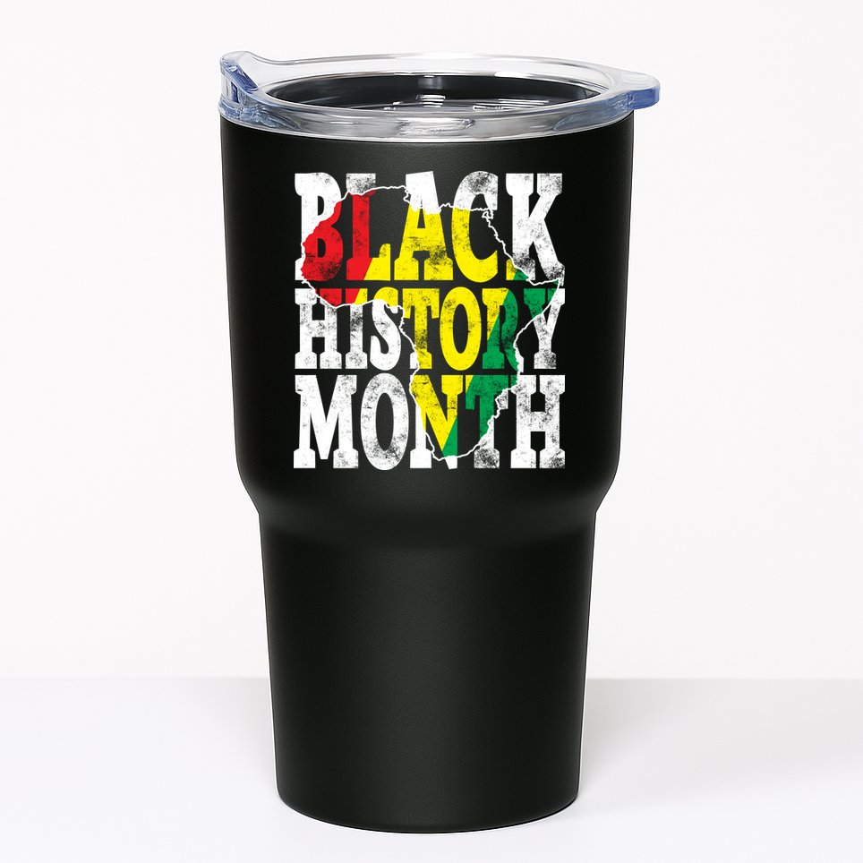 Black History Month Map Of Africa Tumbler