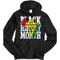 Black History Month Map Of Africa Tie Dye Hoodie