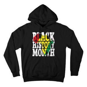 Black History Month Map Of Africa Tall Hoodie