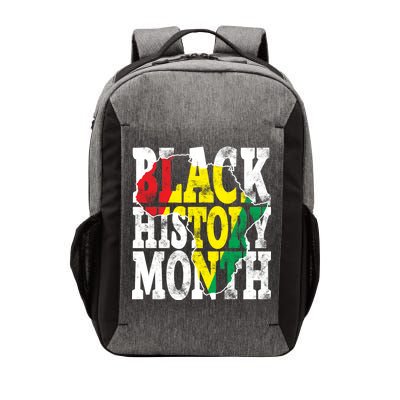 Black History Month Map Of Africa Vector Backpack