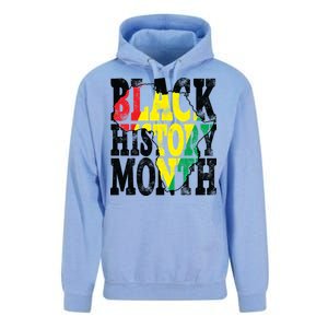 Black History Month Map Of Africa Unisex Surf Hoodie