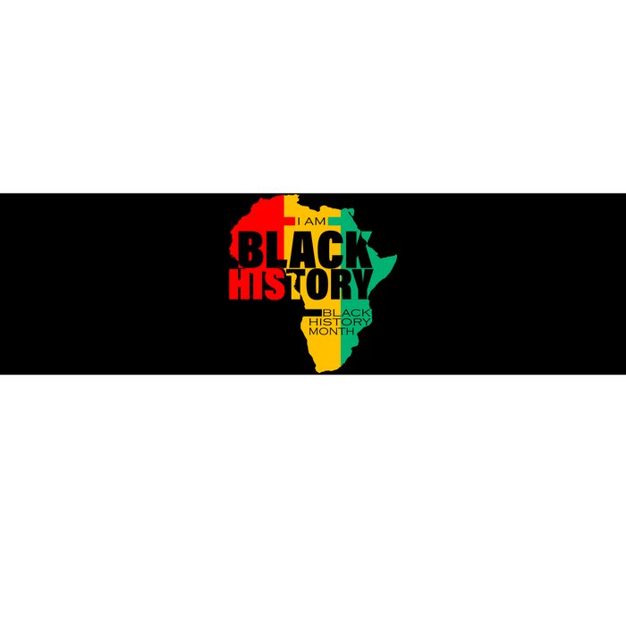 Black History Month Map Of Africa BHM Bumper Sticker