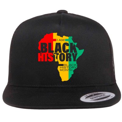 Black History Month Map Of Africa BHM Flatbill Hat