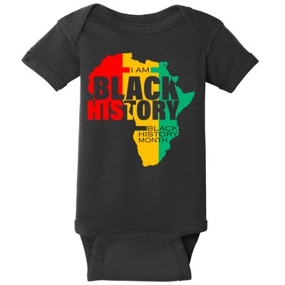 Black History Month Map Of Africa BHM Baby Bodysuit