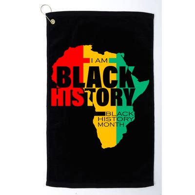 Black History Month Map Of Africa BHM Golf Towel