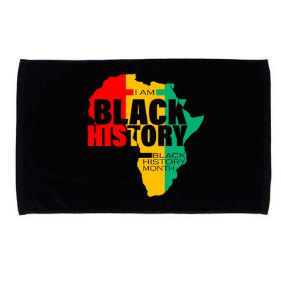 Black History Month Map Of Africa BHM Microfiber Hand Towel