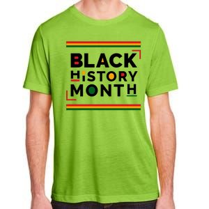 Black History Month Simple Logo Adult ChromaSoft Performance T-Shirt