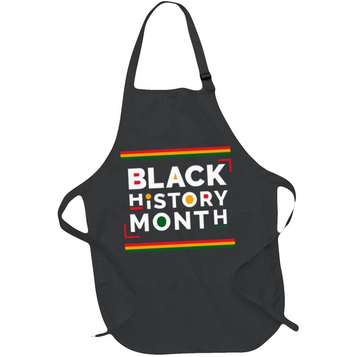 Black History Month Simple Logo Apron
