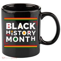 Black History Month Simple Logo 11oz C Handle Ceramic Mug