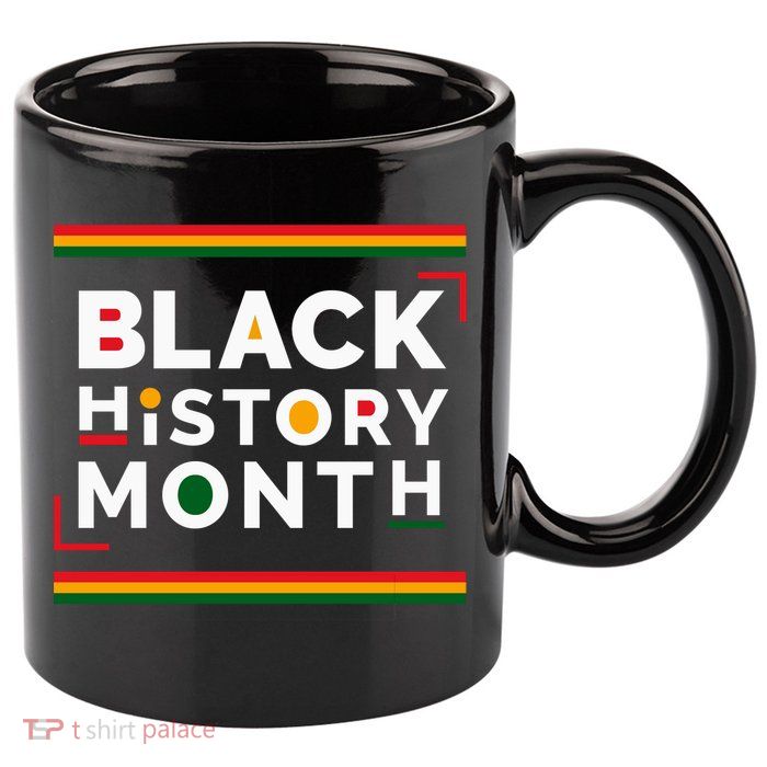 Black History Month Simple Logo 11oz C Handle Ceramic Mug