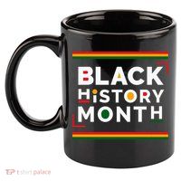 Black History Month Simple Logo 11oz C Handle Ceramic Mug