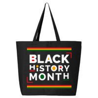 Black History Month Simple Logo 25L Jumbo Tote