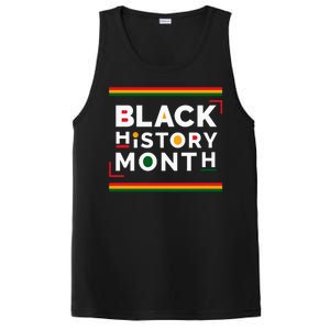 Black History Month Simple Logo PosiCharge Competitor Tank