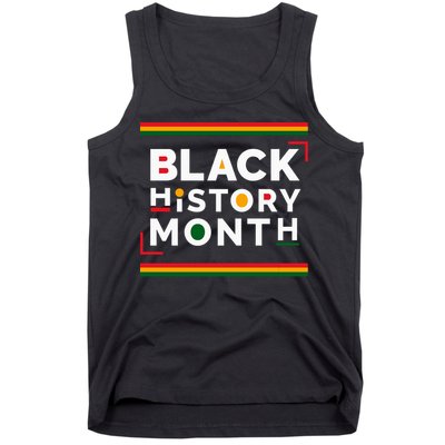 Black History Month Simple Logo Tank Top