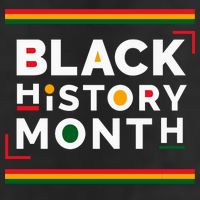 Black History Month Simple Logo Golf Towel