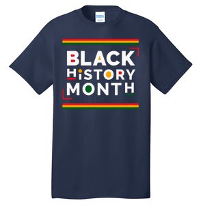 Black History Month Simple Logo Tall T-Shirt