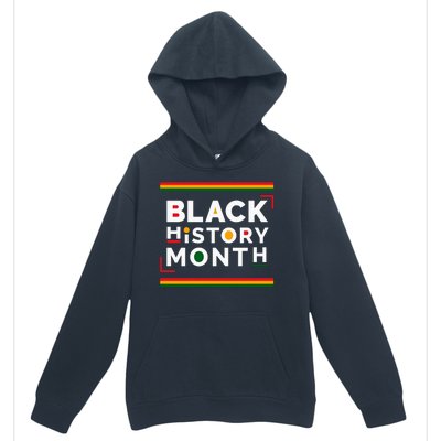 Black History Month Simple Logo Urban Pullover Hoodie