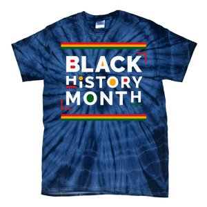 Black History Month Simple Logo Tie-Dye T-Shirt