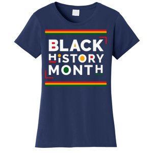 Black History Month Simple Logo Women's T-Shirt